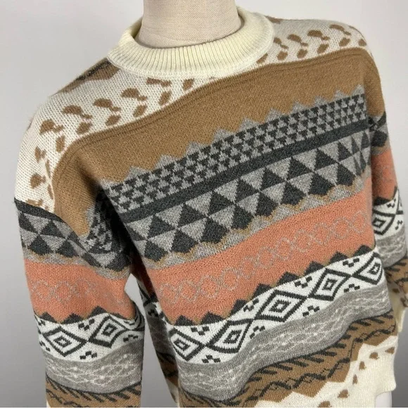 ADORA Multicolor Patterned Sweater S - Picture 3 of 11